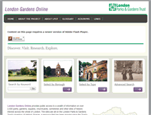 Tablet Screenshot of londongardensonline.org